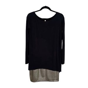 BAILEY 44 Long Sleeve jersey and snake dress size Small
